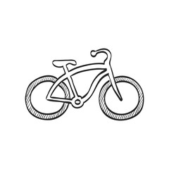 Sketch icon - Low rider bicycle