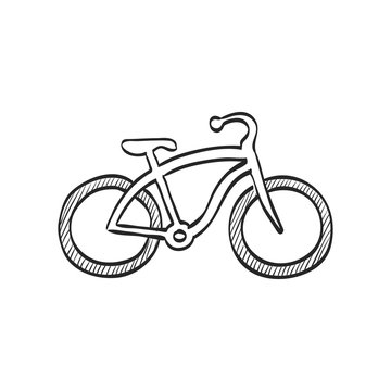 Sketch Icon - Low Rider Bicycle