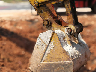 Loaders are working in the highway
