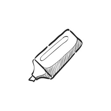 Sketch icon - High light pen