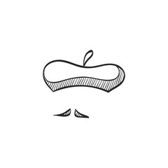 Sketch icon - Painting artist berret