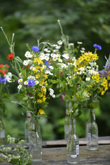 Small summer bouquets
