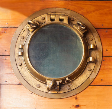 brass porthole
