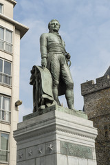 Fototapeta premium Denkmal für Lieven Bauwens in Gent, Belgien