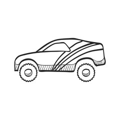 Sketch icon - Rally car
