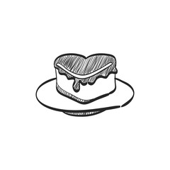 Sketch icon - Wedding Cake