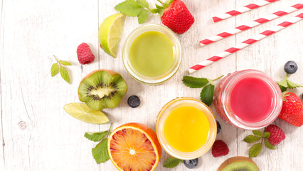 fruit smoothie or juice
