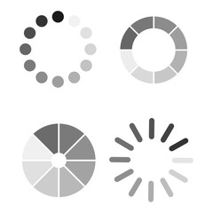 Download sign. Load icon