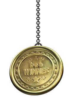 Be a Winner Medaille Gold
