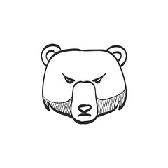 Sketch icon - Bear