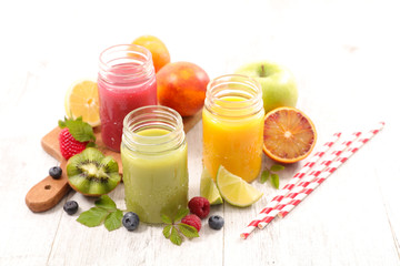 fruit smoothie or juice