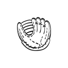 Sketch icon - Baseball glove
