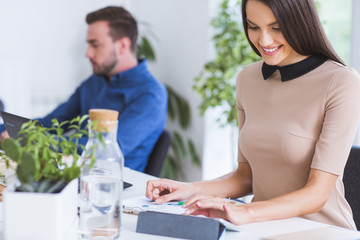 Businesspeople Working in Office