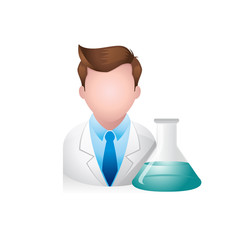 People Avatar Icons - Scientist