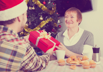 Mother and son Christmas gifts