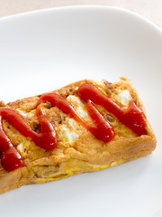 Japanese cuisine, fermented soybeans omlette