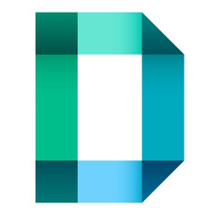 Obraz premium bright letter folded of paper