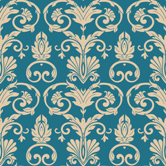 Plakat Vector damask seamless pattern