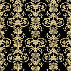 Vector damask seamless pattern
