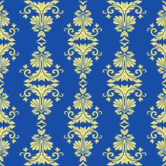 Vector damask seamless pattern