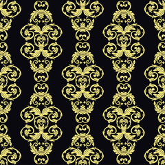 Vector damask seamless pattern