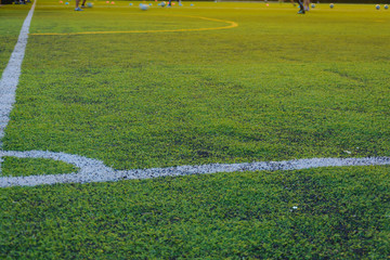 Obraz premium Children play football