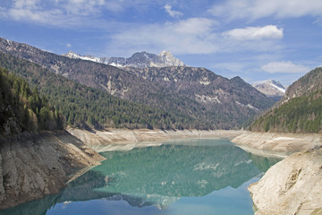 Fototapeta na wymiar Lago di Sauris im Friaul