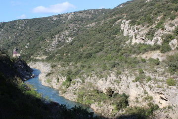 Pont du diable, st Guilhem le désert, hérault, france