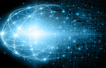 Best Internet Concept of global business.Technological background. Rays symbols Wi-Fi, of the Internet, television, mobile and satellite communications