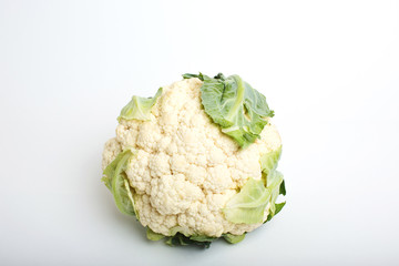 Cauliflower isolated.