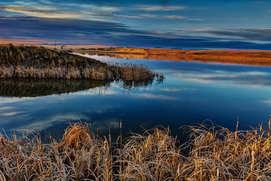 Lake, Eastern Montana.