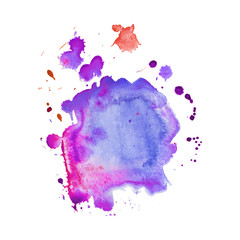 Abstract hand drawn watercolor background