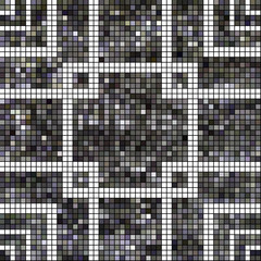 Fototapeta premium Abstract seamless pattern of pixels. Texture applique stone tile with square pattern . Vector illustration.
