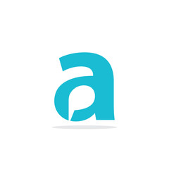 Initial Letter A Talk Logo