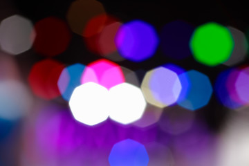 Defocused blurry focus lighting red effects background