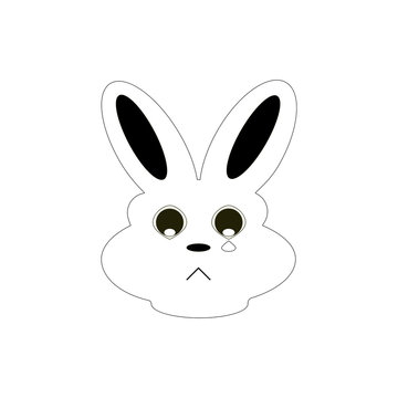 Cute Bunny black and White