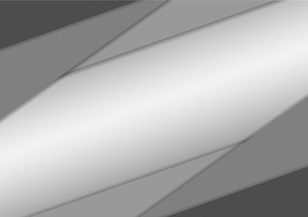 Gray overlap dimension background. vector