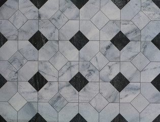 Abstract pattern, geometric shapes, ceramic tile, mosaic