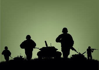 Soldiers on the performance of combat operations.