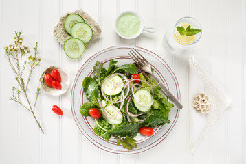 Fresh Garden Salad Setting 