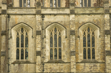 Fototapeta na wymiar Side of Winchester Cathedral