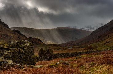 Langstrath.
Ruins in the Langstrath Valley of the English Lake District.