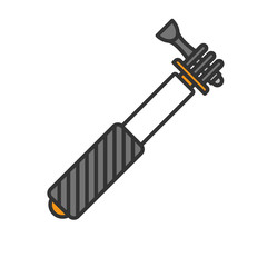 Monopod color icon