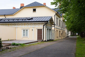 Fototapeta na wymiar Traditional house in Finland
