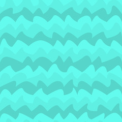 Water wave seamless pattern. Light sea background. Vector illustration.