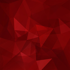 Obraz premium Background made of red triangles. Square composition with geometric shapes. Eps 10