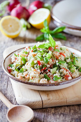 Bowl Of Refreshing Quinoa Salad