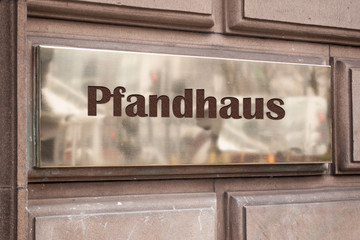 Schild 205 - Pfandhaus