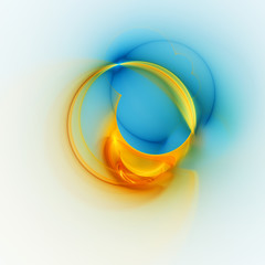 Abstract fractal illustration for creative design