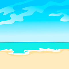 Fototapeta na wymiar Beach life vector illustration